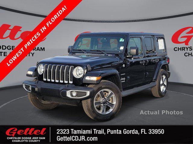 used 2021 Jeep Wrangler Unlimited car, priced at $25,100