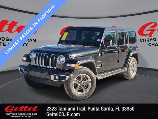 used 2021 Jeep Wrangler Unlimited car, priced at $31,499