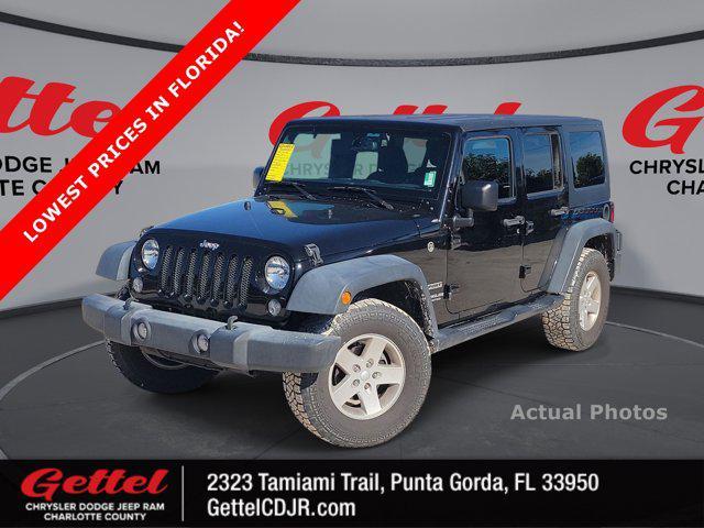 used 2017 Jeep Wrangler Unlimited car, priced at $22,158