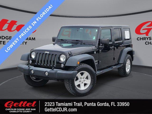 used 2017 Jeep Wrangler Unlimited car, priced at $20,835