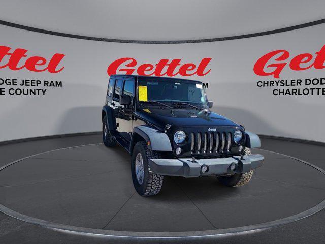 used 2017 Jeep Wrangler Unlimited car, priced at $22,158