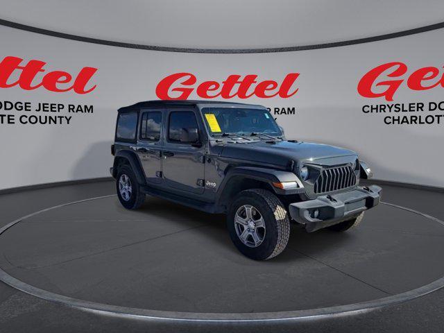 used 2021 Jeep Wrangler Unlimited car, priced at $26,914