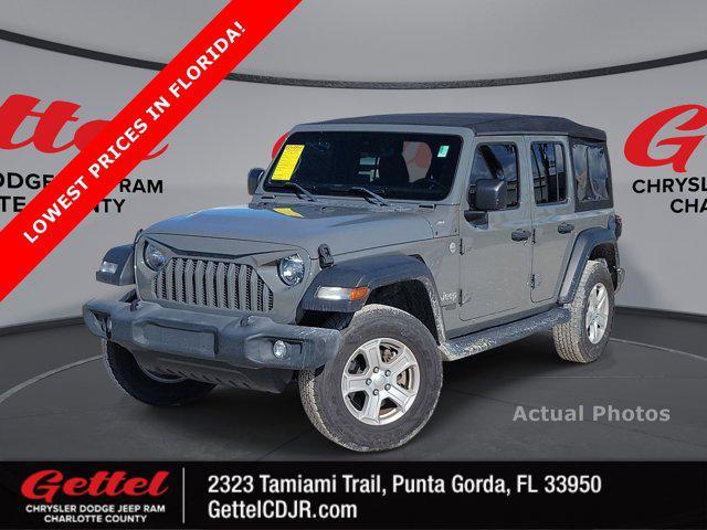 used 2021 Jeep Wrangler Unlimited car, priced at $30,375