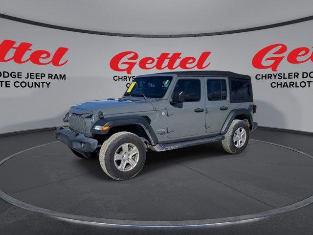 used 2021 Jeep Wrangler Unlimited car, priced at $30,375