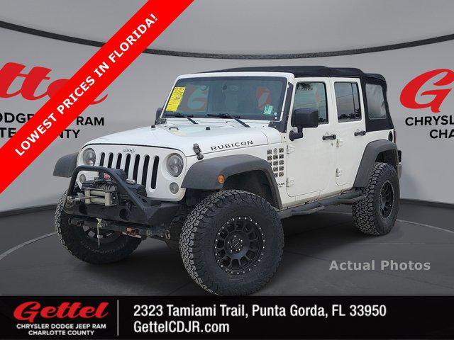 used 2016 Jeep Wrangler Unlimited car, priced at $18,505