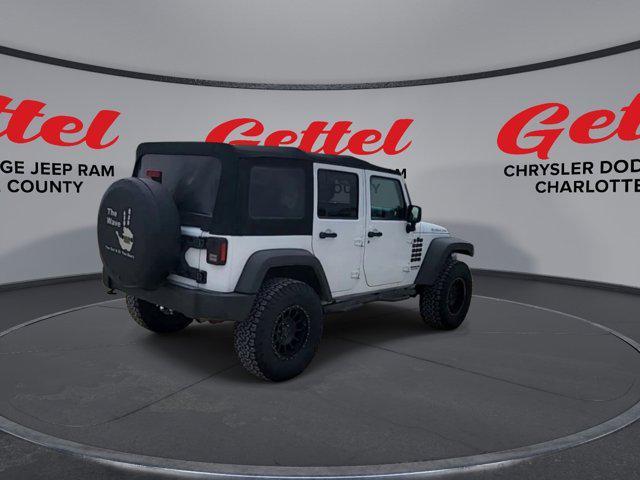 used 2016 Jeep Wrangler Unlimited car, priced at $18,505