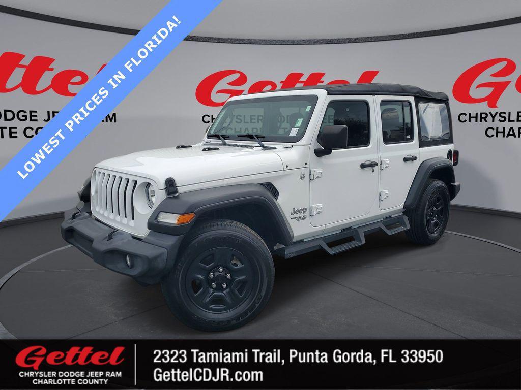 used 2020 Jeep Wrangler Unlimited car, priced at $26,299