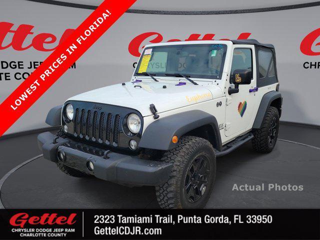 used 2017 Jeep Wrangler car, priced at $21,699