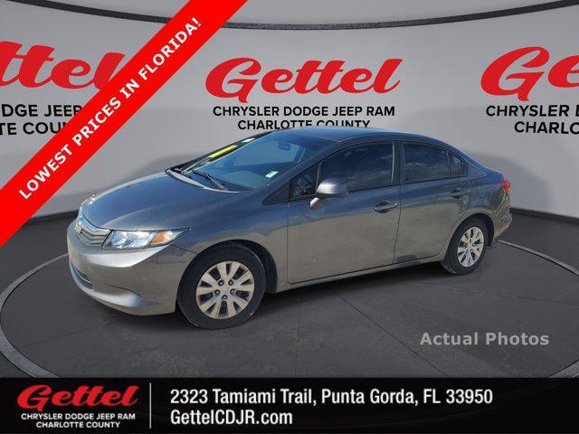 used 2012 Honda Civic car, priced at $6,782