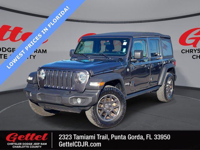 used 2018 Jeep Wrangler Unlimited car, priced at $22,473