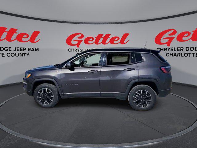 used 2021 Jeep Compass car, priced at $17,629