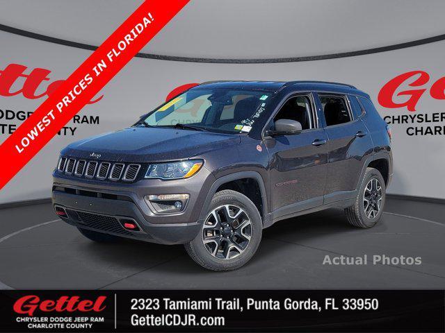 used 2021 Jeep Compass car, priced at $17,629