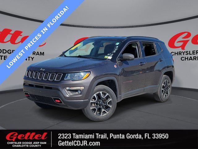 used 2021 Jeep Compass car, priced at $18,391