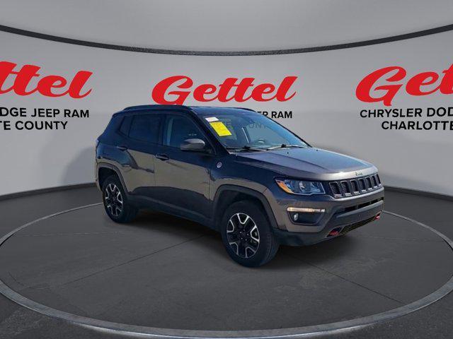 used 2021 Jeep Compass car, priced at $18,391