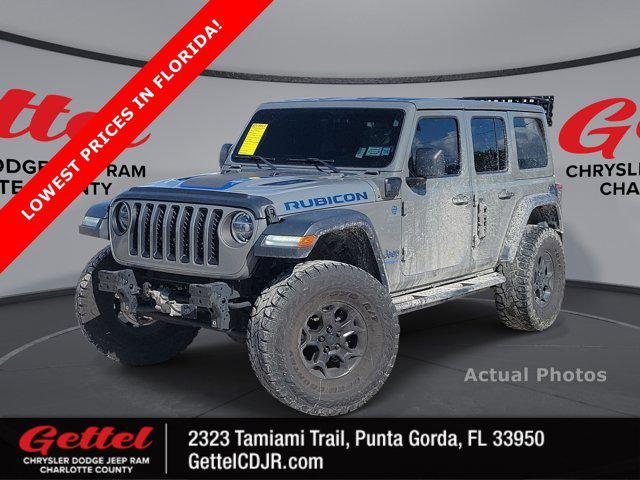 used 2021 Jeep Wrangler Unlimited 4xe car, priced at $29,699