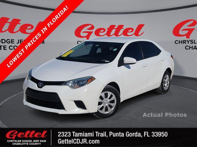 used 2016 Toyota Corolla car