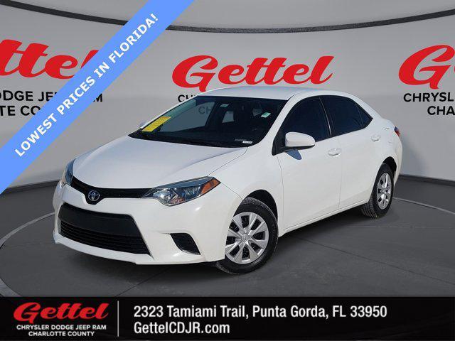 used 2016 Toyota Corolla car