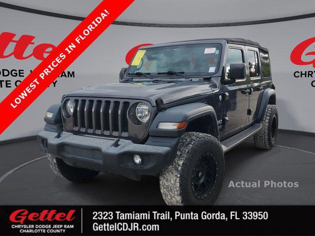 used 2018 Jeep Wrangler Unlimited car, priced at $19,649