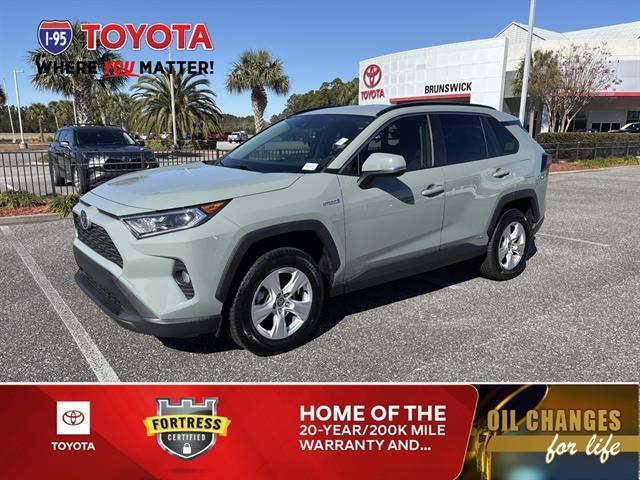 used 2021 Toyota RAV4 Hybrid car, priced at $27,700