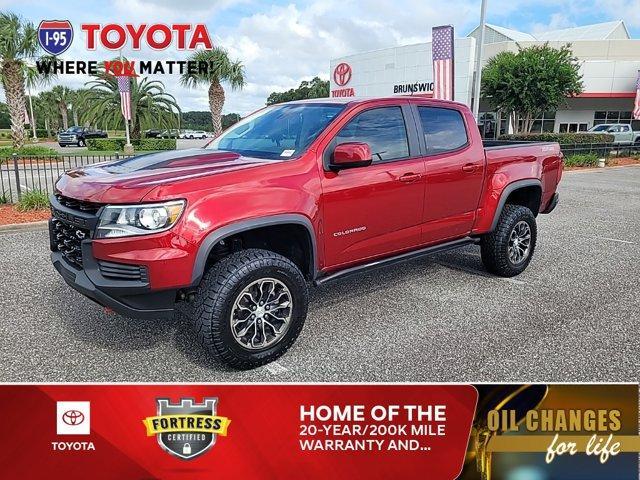 used 2021 Chevrolet Colorado car, priced at $35,636