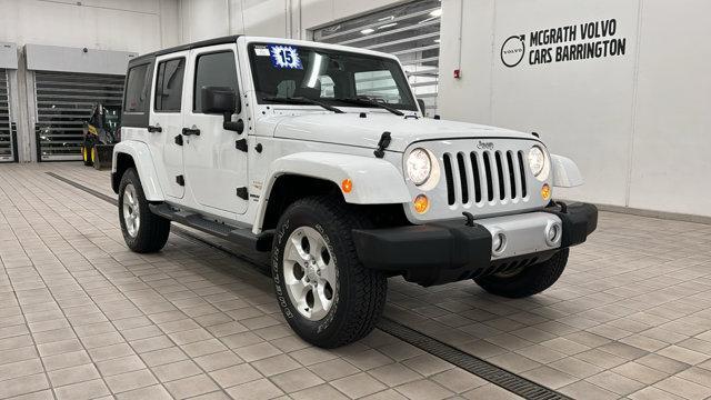 used 2015 Jeep Wrangler Unlimited car, priced at $20,300