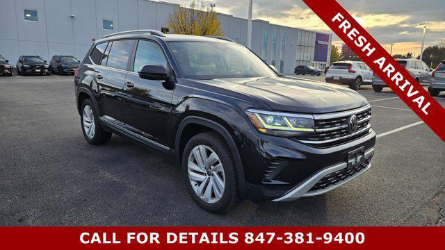 used 2021 Volkswagen Atlas car, priced at $27,500