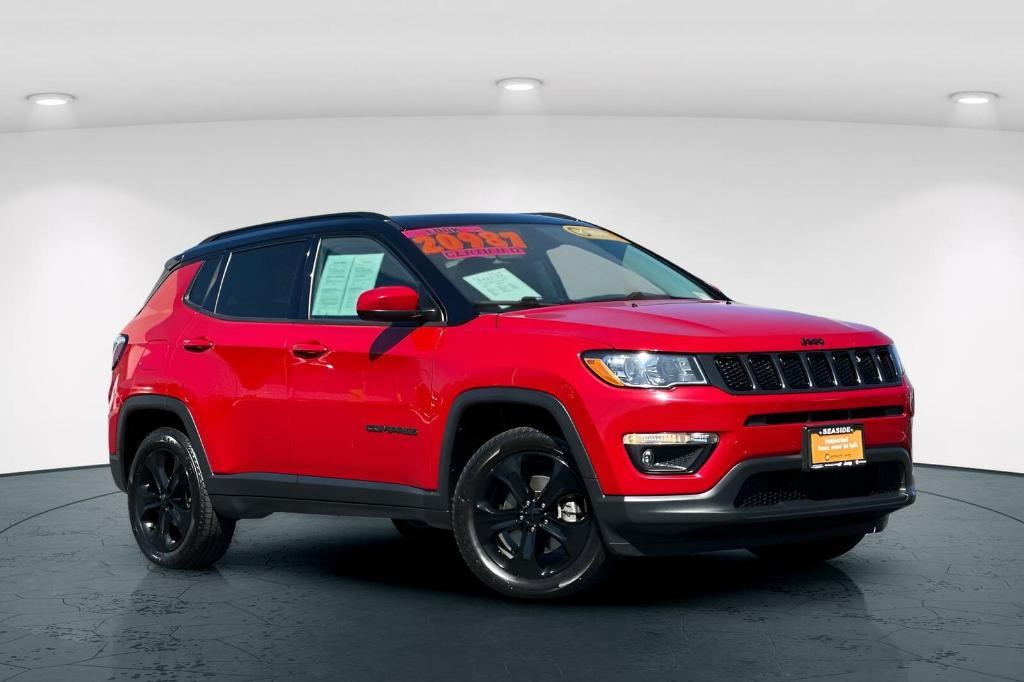 used 2021 Jeep Compass car, priced at $18,961