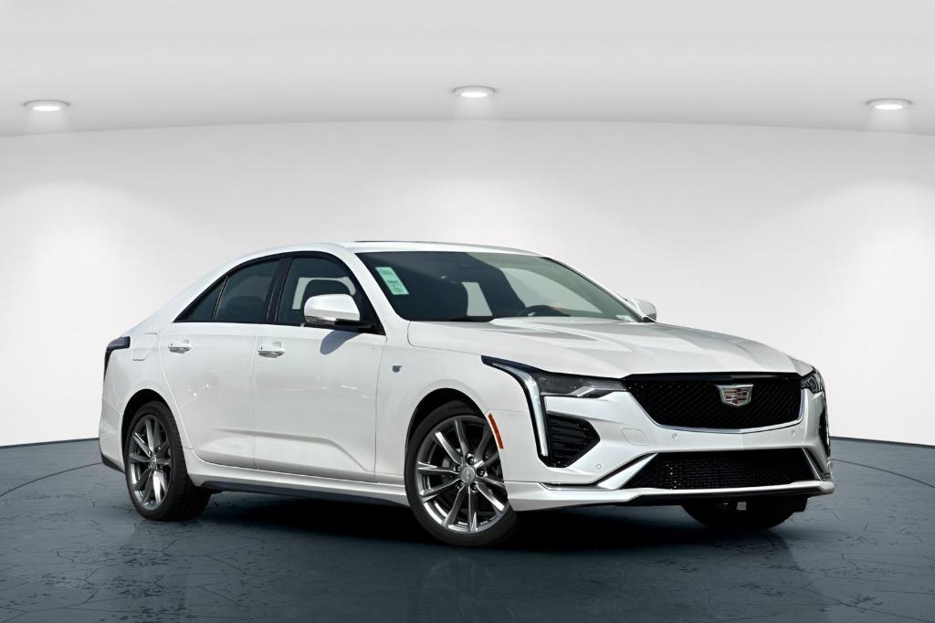 new 2025 Cadillac CT4 car, priced at $44,365