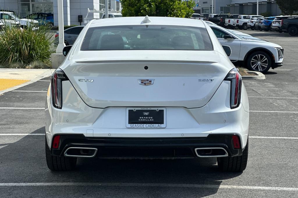 new 2025 Cadillac CT4 car, priced at $44,365