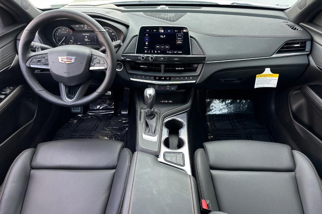 new 2025 Cadillac CT4 car, priced at $44,365
