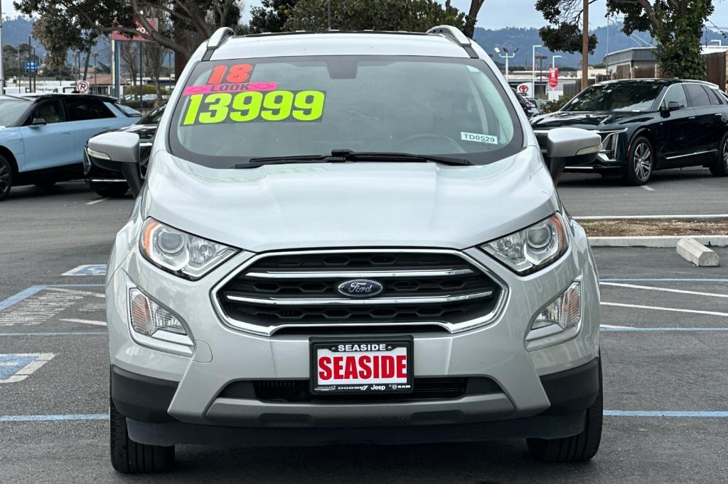 used 2018 Ford EcoSport car, priced at $13,075