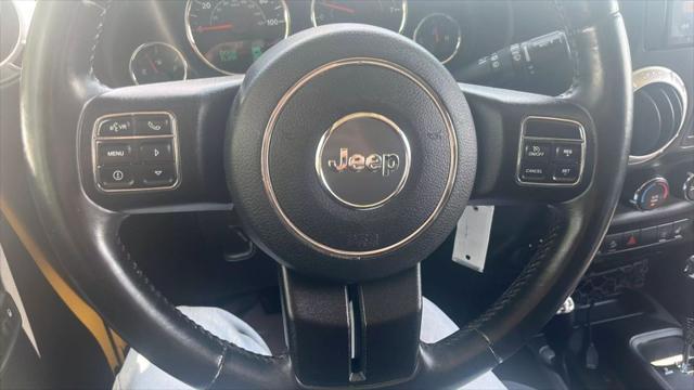 used 2015 Jeep Wrangler Unlimited car, priced at $17,700