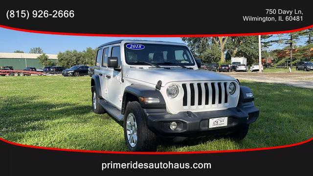 used 2018 Jeep Wrangler Unlimited car, priced at $19,495