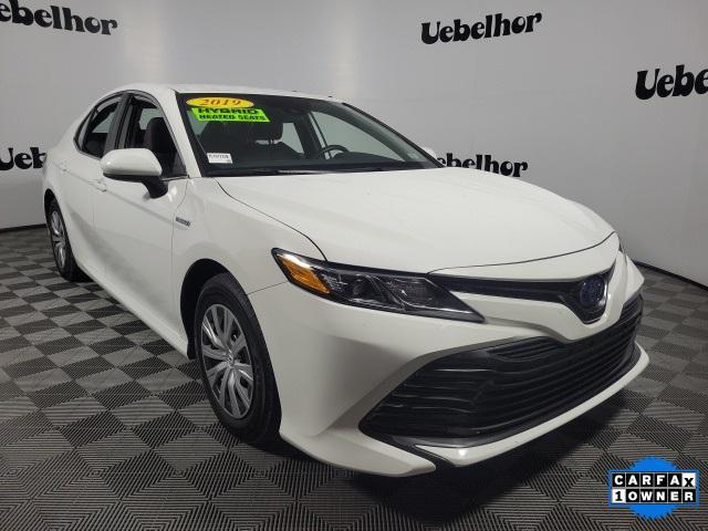 used 2019 Toyota Camry Hybrid car, priced at $15,212
