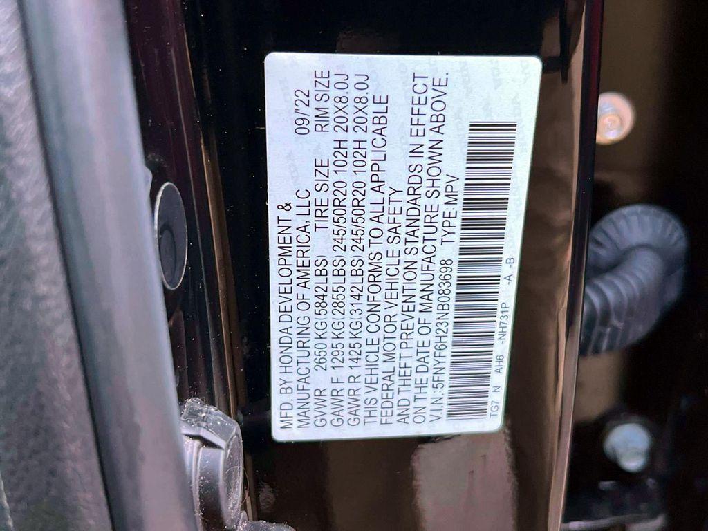 used 2022 Honda Pilot car, priced at $29,995