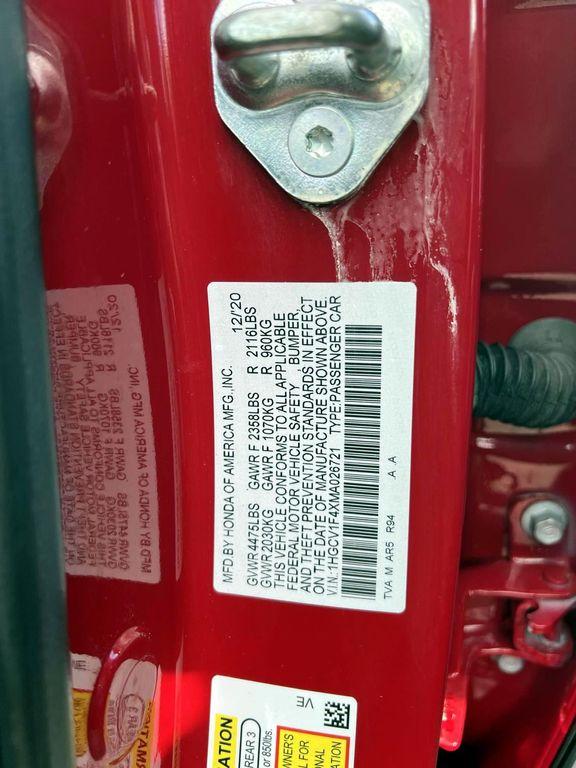 used 2021 Honda Accord car, priced at $20,395