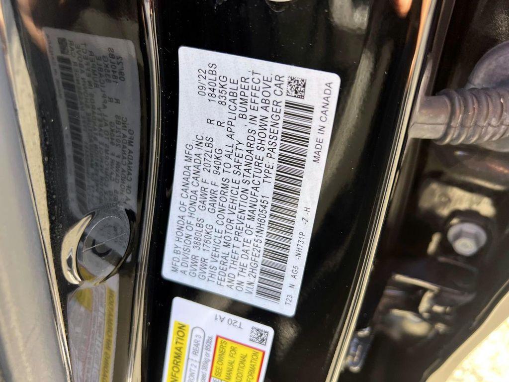 used 2022 Honda Civic car, priced at $22,495