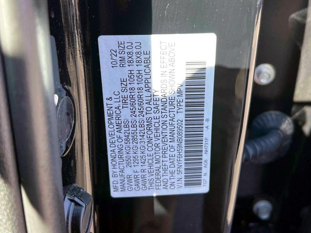 used 2022 Honda Pilot car, priced at $31,995