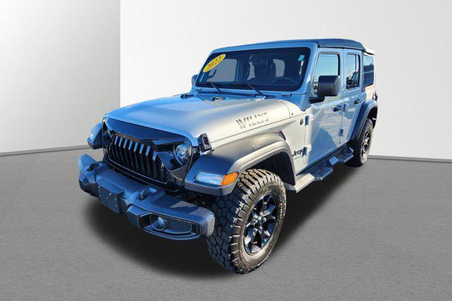 used 2022 Jeep Wrangler Unlimited car, priced at $34,750