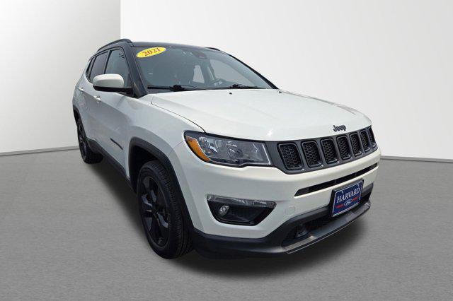 used 2021 Jeep Compass car, priced at $17,625