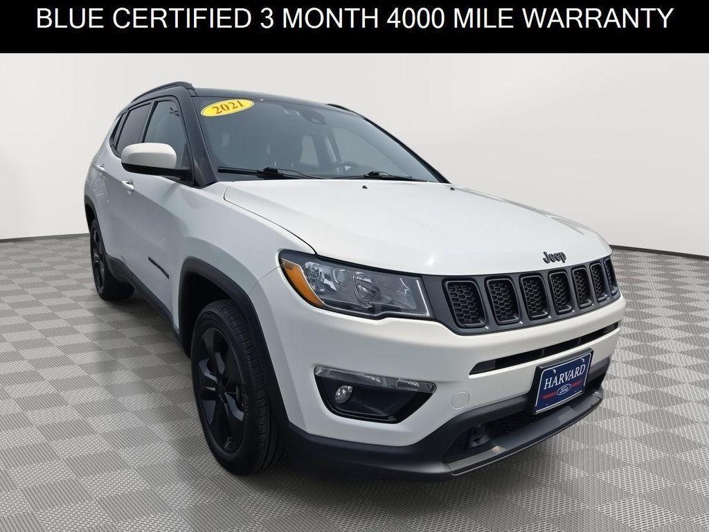 used 2021 Jeep Compass car, priced at $14,350
