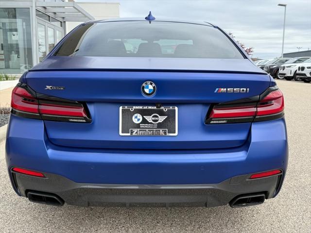 used 2021 BMW M550 car, priced at $48,488