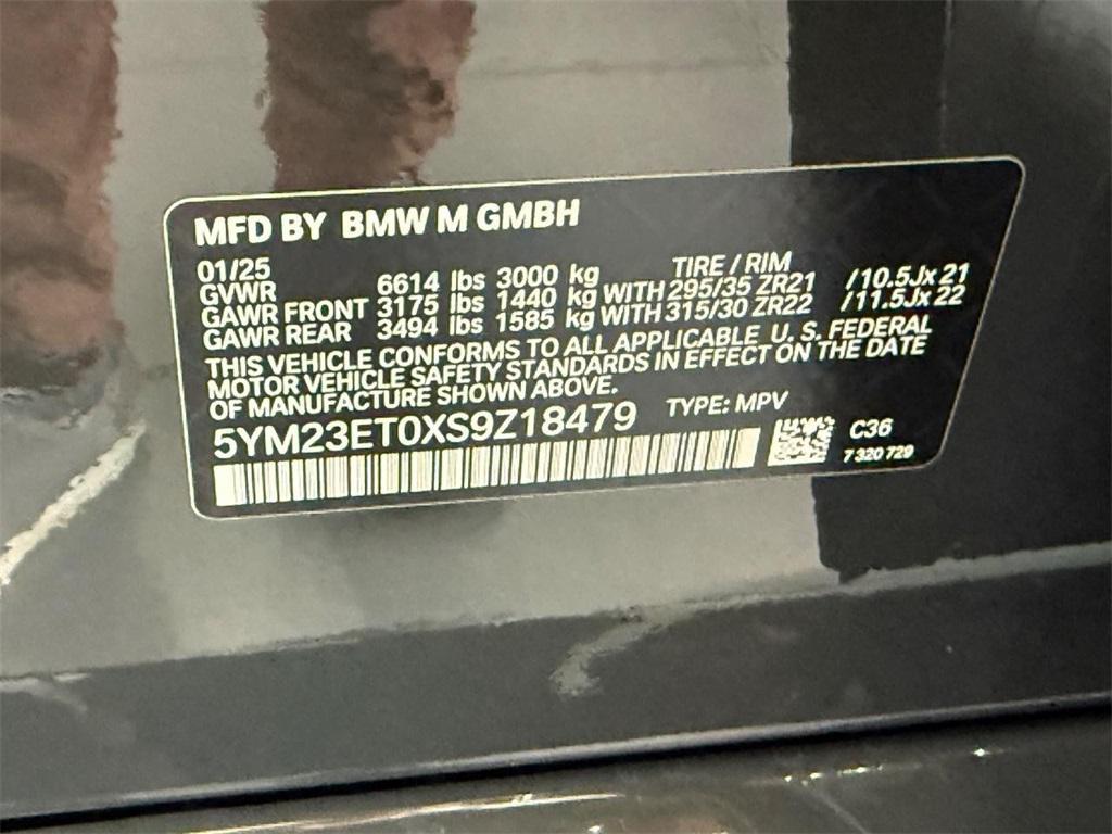 new 2025 BMW X6 M car, priced at $147,645