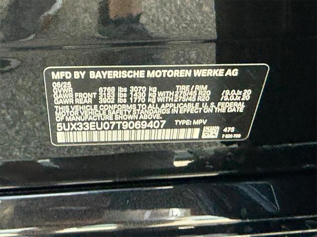 new 2026 BMW X5 car, priced at $104,985