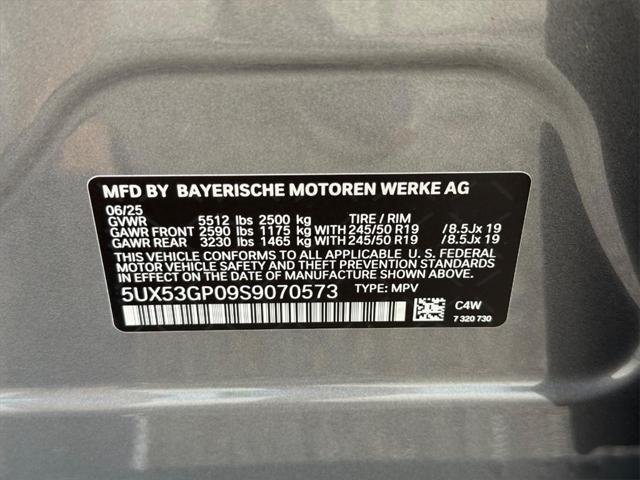 new 2025 BMW X3 car, priced at $55,175