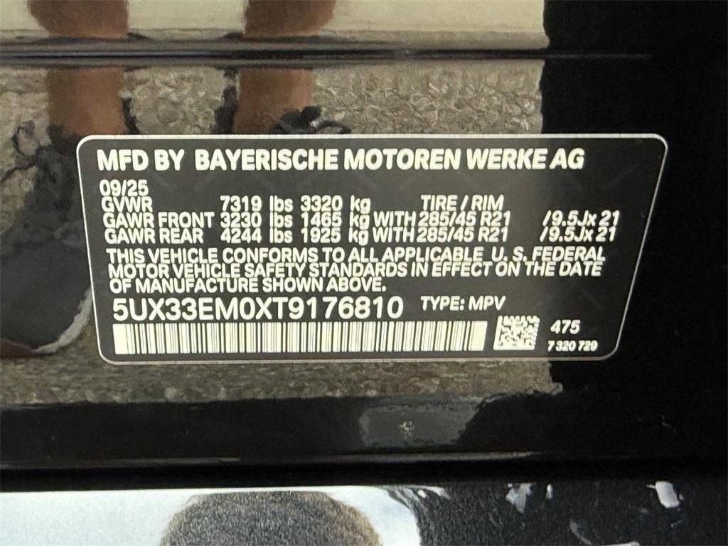 new 2026 BMW X7 car, priced at $121,575