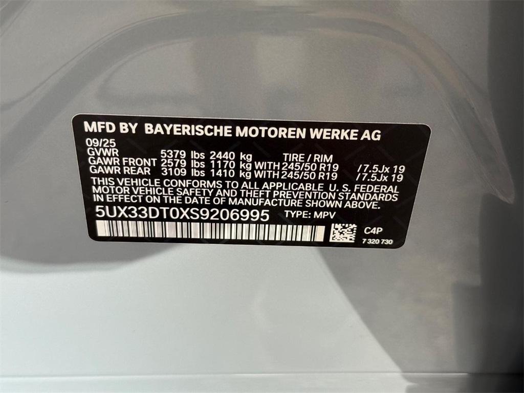 new 2025 BMW X4 car, priced at $63,720