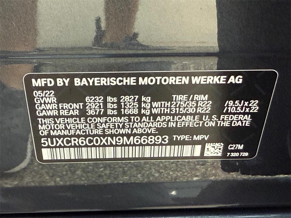 used 2022 BMW X5 car, priced at $51,901