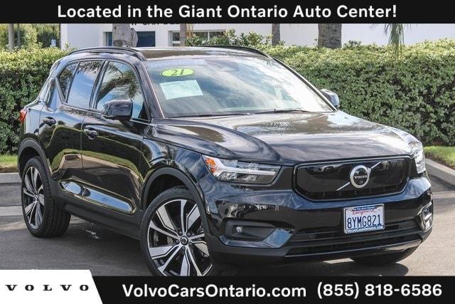 used 2021 Volvo XC40 Recharge Pure Electric car, priced at $29,750