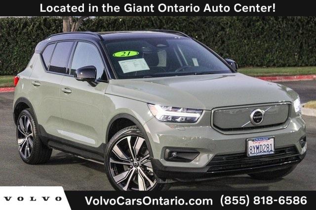 used 2021 Volvo XC40 Recharge Pure Electric car, priced at $31,900